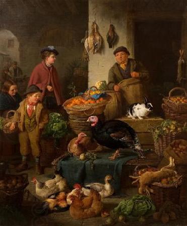 Henry Charles Bryant The Market Stall China oil painting art